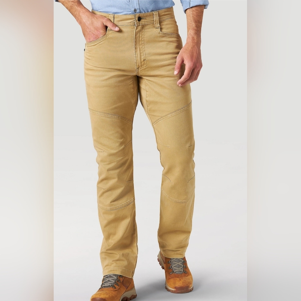 Wrangler All Terrain Gear Pants Mens 38x30 Denim Reinforced Work Pants